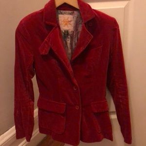 Red velvet Jacket